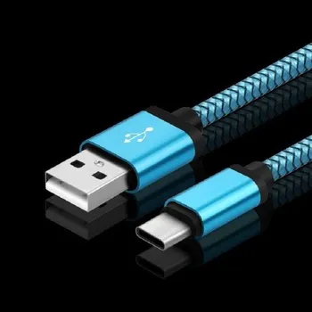 Datový kabel Datový kabel USB na USB-C K571 modrá 25 cm