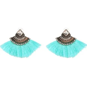 Náušnice Dámské náušnice A2825 tyrkysová