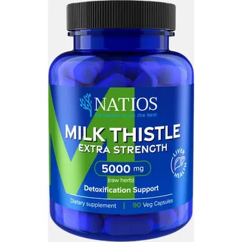 Přírodní produkt Natios Milk Thistle Extract Ostropestřec 5000 mg Extra Strength