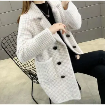 Dámský kabát Dámský kabát P2249 bílá L