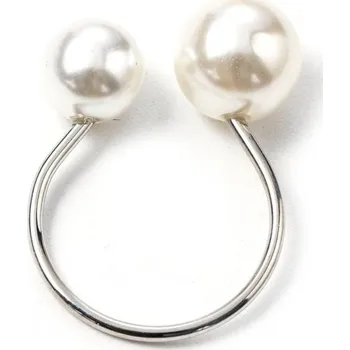 Prsten Dámský prstýnek s perlou D2905 stříbrná