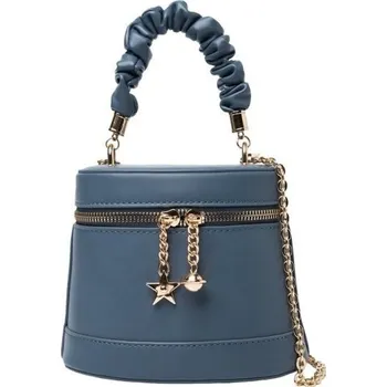 Kabelka Dámská kožená kabelka M1674 modrá