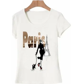 Dámské tričko s motivem Paříž S 2