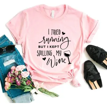 Dámské tričko s vtipným potiskem B310 růžová XXL