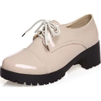 Dámské polobotky Dámské luxusní polobotky A2590 béžova 39