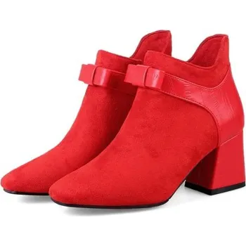 Dámské tenisky Dámské kotníkové boty A647 červená 47