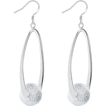 Náušnice Dámské visací náušnice s kuličkou