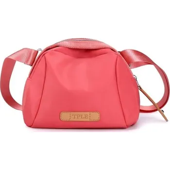 Kabelka Dámská plátěná kabelka M1201 tmavě růžová