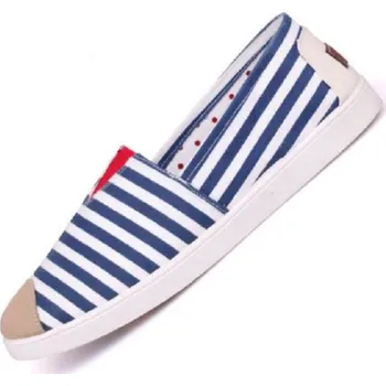 Dámské tenisky Dámské pruhované slip on tenisky J1143 modrá 39