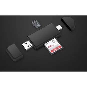 Čtečka paměťových karet Čtečka paměťových karet 3 v 1