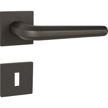 Dveřní kování TI - OKTAGON - HR 4160Q 5S rozety BBQ, klika/klika T - Titan (141)