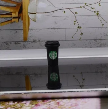 Dekorativní miniatury kelímků 10 ks černá