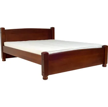 Postel Dřevěná postel Montijo, červená 180x200 cm