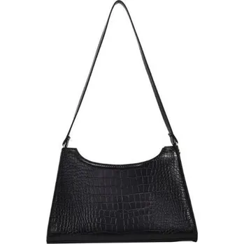 Kabelka Dámská kabelka se vzorem krokodýlí kůže M967 černá