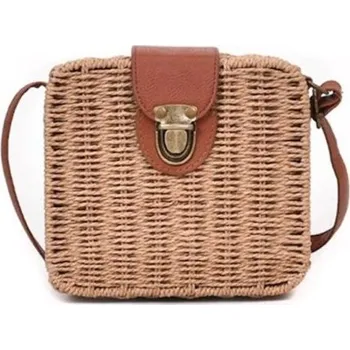 Kabelka Dámská slaměná kabelka M802 2