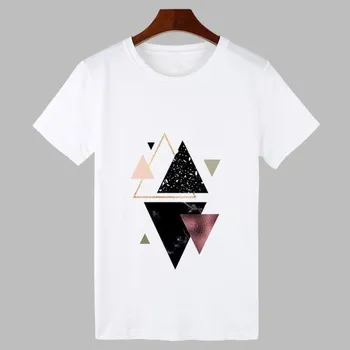 Dámské bílé tričko s potiskem B193 3XL 1