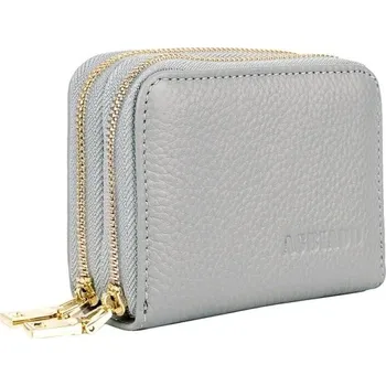 Peněženka Dámská dvojitá peněženka malá šedá