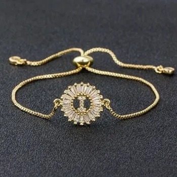 Náramek Dámský stahovací náramek s písmenem I