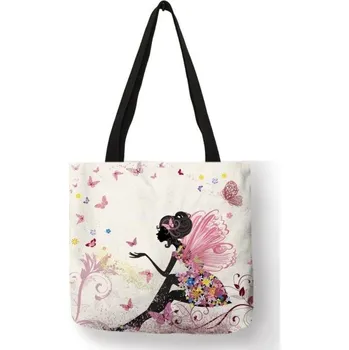 Kabelka Dámská plátěná taška M1090 3