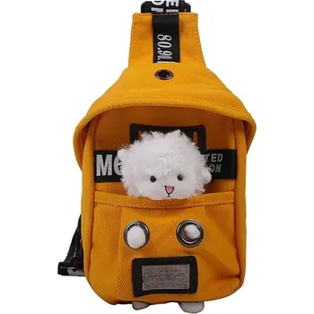 Kabelka Dámská crossbody kabelka ovce tmavě žlutá