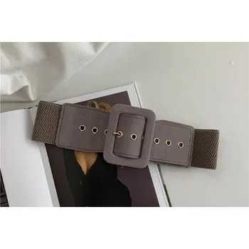 Opasek Dámský elastický pásek L91 šedá