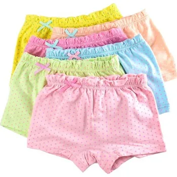 5 ks Dívčí nohavičkové kalhotky v různých barvách 1-3 roky