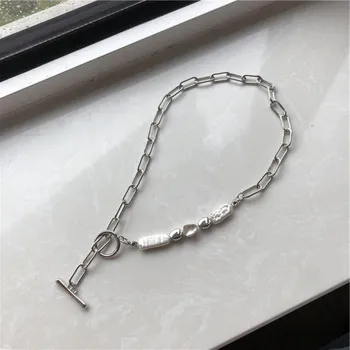 Náhrdelník Dámský náhrdelník s americkým zapínáním D153 stříbrná