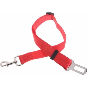 přepravka pro zvíře Bezpečnostní pás do auta pro psa červená
