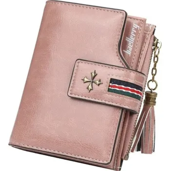 Peněženka Dámská kožená peněženka malá M396 růžová