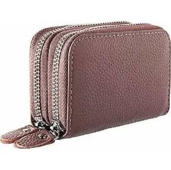 Dámská dvojitá peněženka malá starorůžová