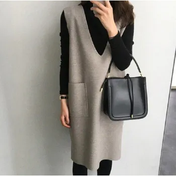 Dámská vesta Dámská dlouhá vesta P2339 3XL