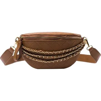 Outdoorové zavazadlo Dámská ledvinka T848 hnědá