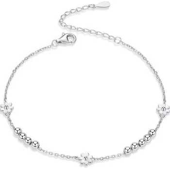 Náramek Dámský řetízkový náramek s květy