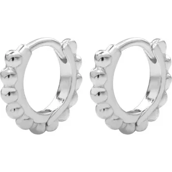 Náušnice Dámské kruhové náušnice R26 stříbrná 3