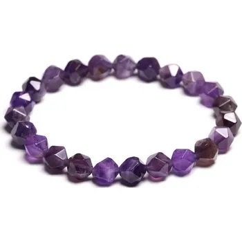 Náramek Dámský náramek z ametystu H175 20 cm 6 mm