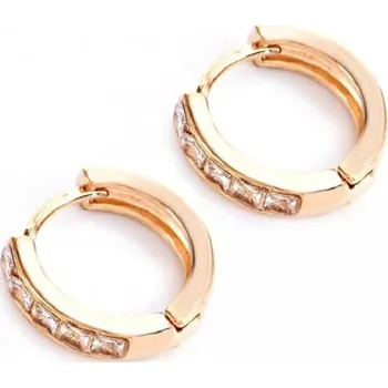 Náušnice Dámské kruhové náušnice G731 zlatá