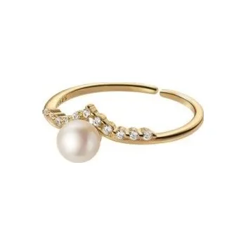 Prsten Dámský prstýnek D1613 zlatá