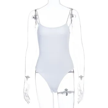 Body Dámské body s úzkými ramínky B695 bílá S