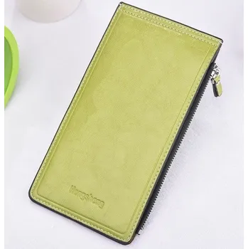 Dámská kožená peněženka M198 zelená