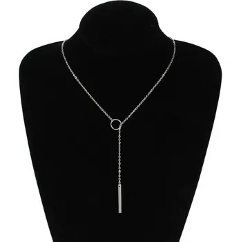 Náhrdelník Dámský provlékací náhrdelník stříbrná