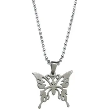 Náhrdelník Dámský náhrdelník s motýlem C1018 4 mm