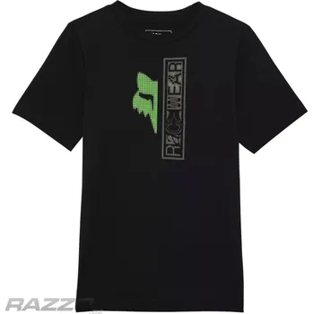 Chlapecké tričko Dětské tričko FOX Youth Throttle SS Tshirt Black Youth - XL