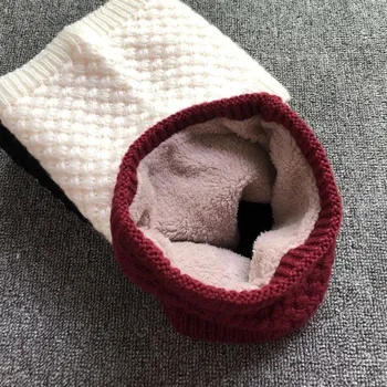 Šála Dámský oboustranný nákrčník J844 vínová