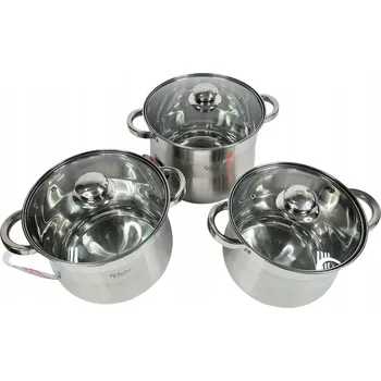 Sada nádobí Sada hrnců nerezová ocel 6dílná