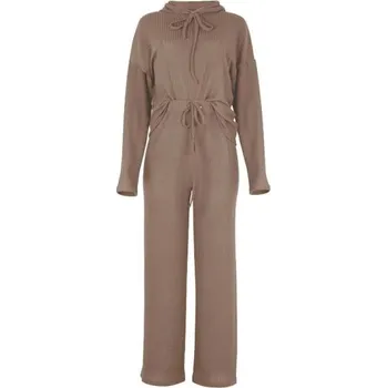 Dámské pyžamo Dámské pyžamo P3009 světle hnědá S