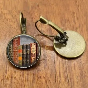 Náušnice Dámské visací náušnice C1059 bronzová 4