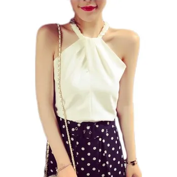 Dámský top s odhalenými rameny A1182 bílá