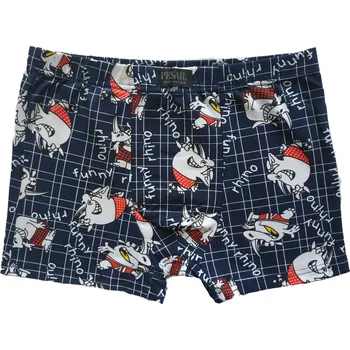 FANNIFEN Veselé pánské bavlněné trenkoslipy Rhino G55310 Velikost: L