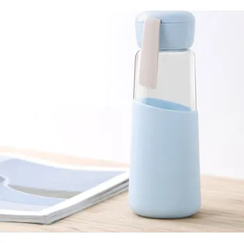 Láhev Cestovní lahev na vodu 400 ml světle modrá