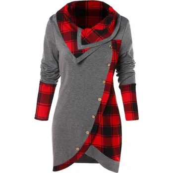 Dámské oblečení Dámský podzimní top šedá L